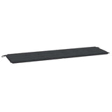 Vidaxl tuinbankkussen 180x50x4 cm oxford stof zwart