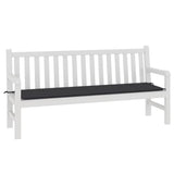 Vidaxl Garden Bench Cushion 180x50x3 cm tessuto oxford nero