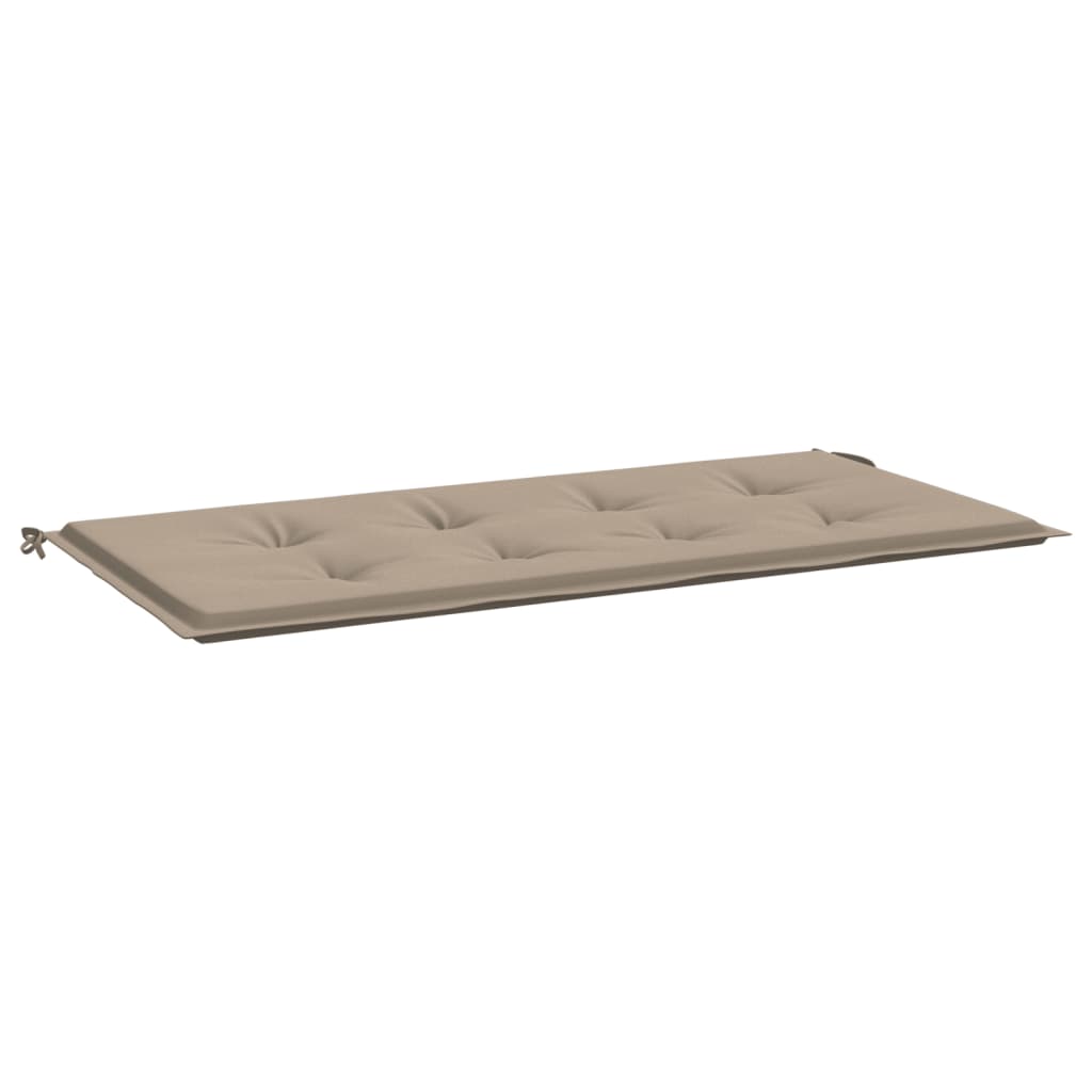 VIDAXL Garden Bench blazina 100x50x3 cm Oxford tkanina taupe