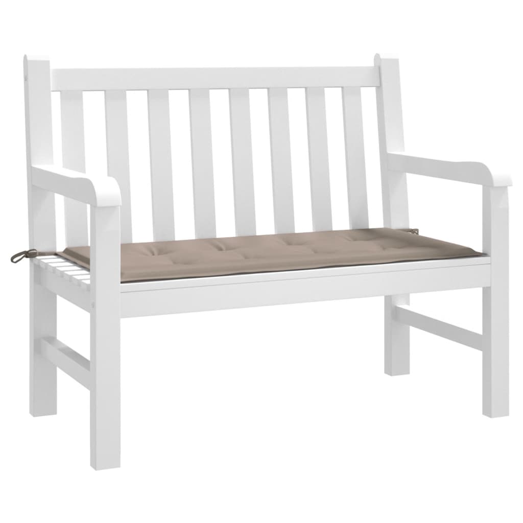 VIDAXL Garden Bench blazina 100x50x3 cm Oxford tkanina taupe