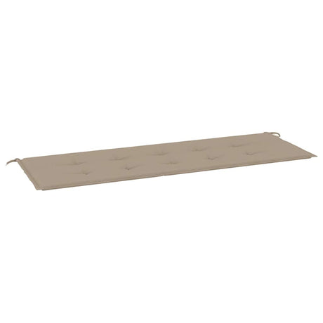Vidaxl tuinbankkussen 150x50x3 cm oxford stof taupe