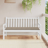 VIDAXL Garden Bench blazina 150x50x3 cm Oxford tkanina taupe