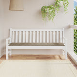 VIDAXL Garden Bench blazina 180x50x3 cm Oxford tkanina taupe