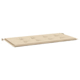 Vidaxl Garden Bench Kissen 100x50x3 cm Oxford Stoff Beige