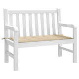 Vidaxl Garden Bench Kissen 100x50x3 cm Oxford Stoff Beige