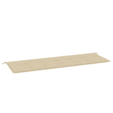 Vidaxl tuinbankkussen 150x50x3 cm oxford stof beige