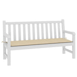 Vidaxl Garden Bench Kissen 150x50x3 cm Oxford Stoff Beige