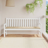 Vidaxl Garden Bench Pude 180x50x3 cm Oxford Stof beige