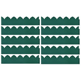 Vidaxl Gazon Kanten 10 PCS 65x15 cm PP Green