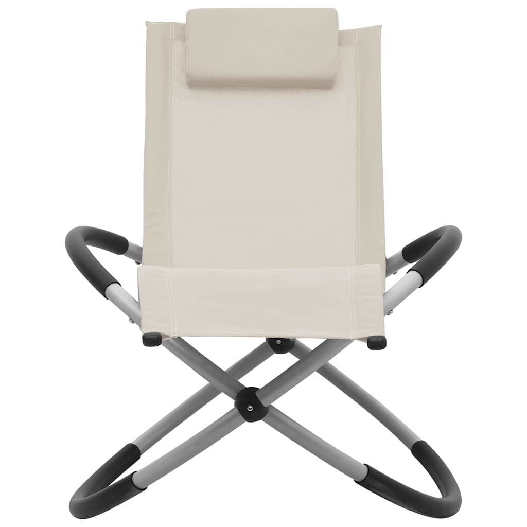 Vidaxl kinderligbed staal crèmekleurig