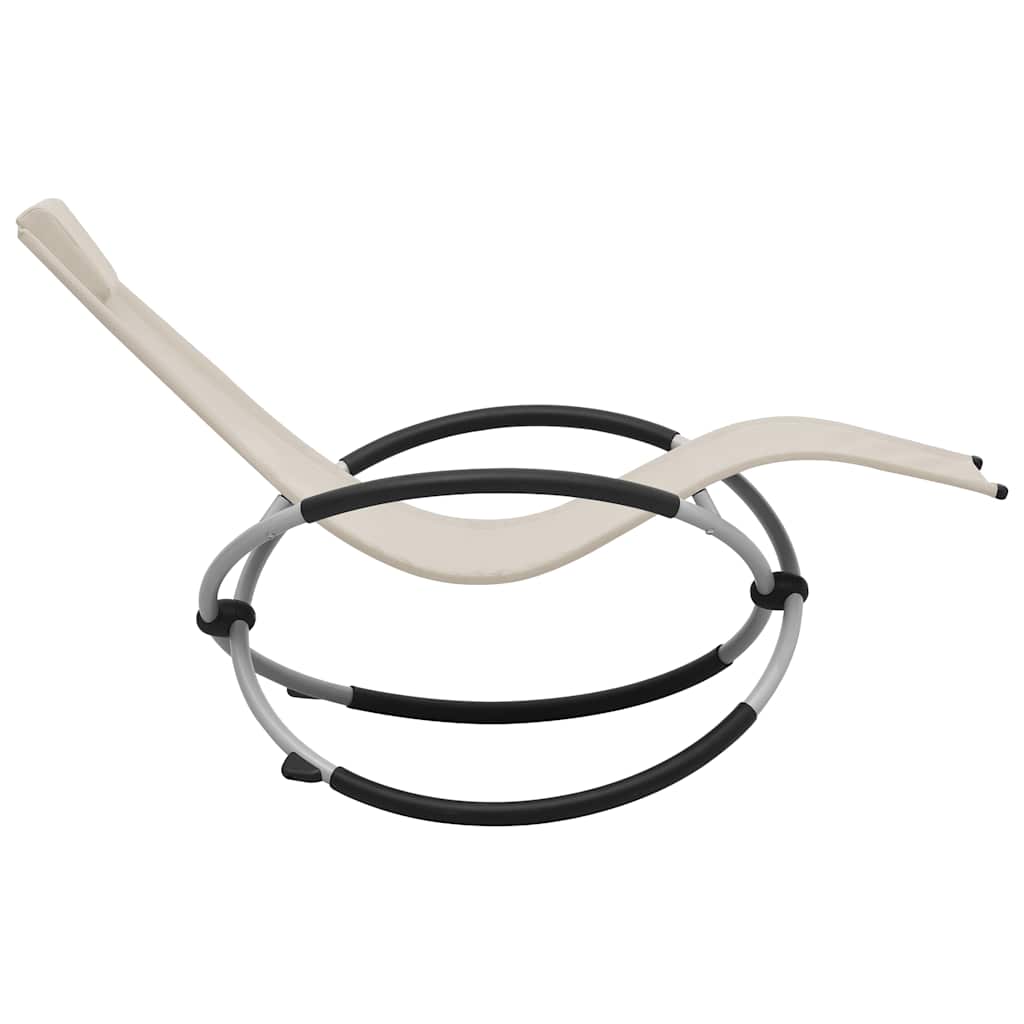 Vidaxl kinderligbed staal crèmekleurig
