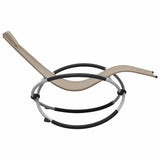 Vidaxl kinderligbed staal taupe