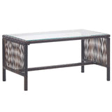 Vidaxl 4-delige loungeset met kussens poly rattan bruin