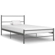 Vidaxl bedframe metaal grijs 100x200 cm
