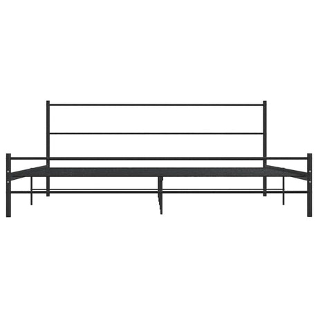 Vidaxl bedframe metaal zwart 180x200 cm