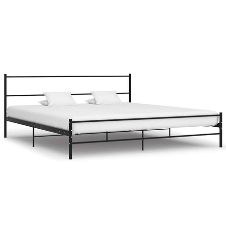 Vidaxl bedframe metaal zwart 200x200 cm