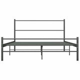 Vidaxl bedframe metaal grijs 160x200 cm