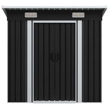 Vidaxl Garden Shed Steel Antracita