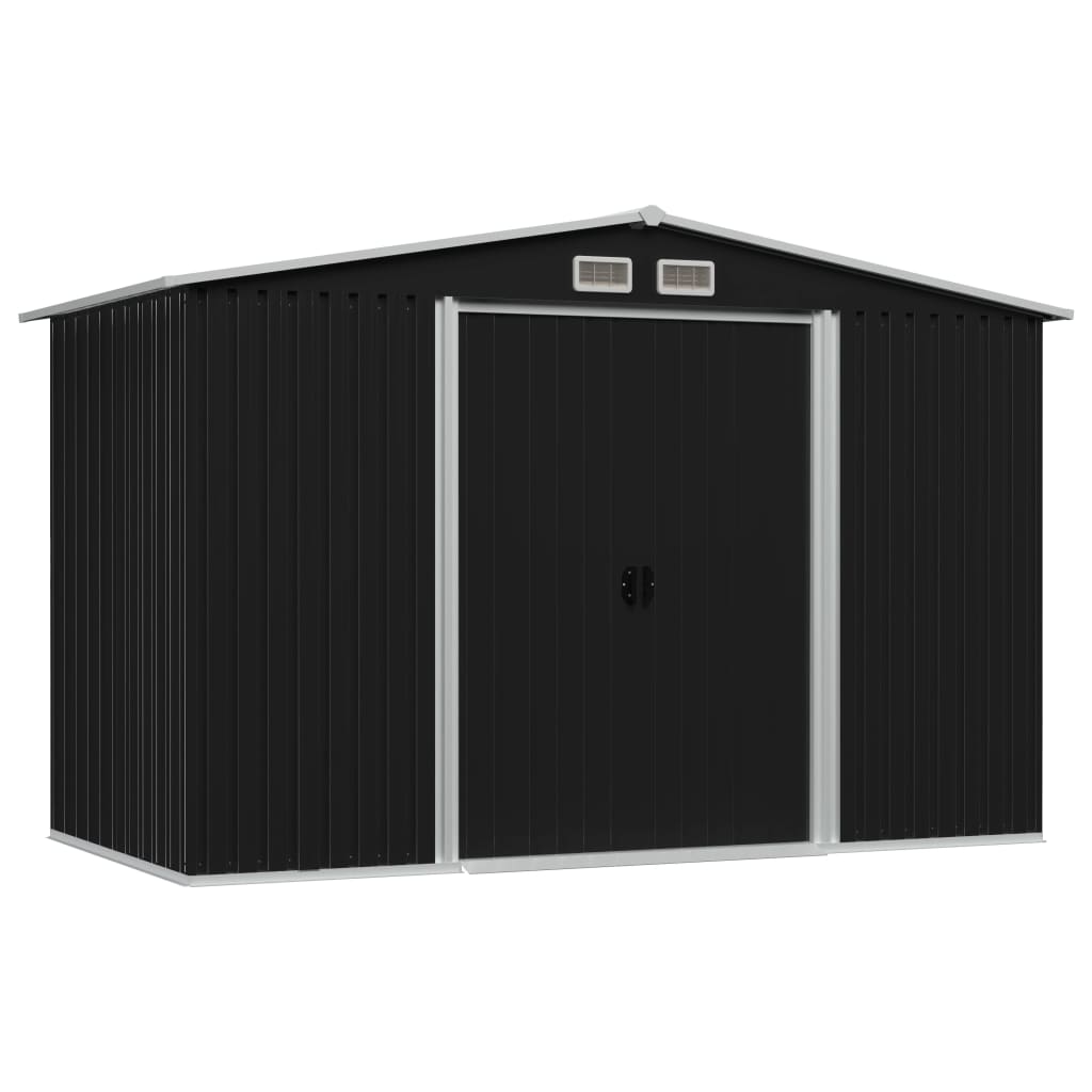 Vidaxl Gaart Shed 257x2x5x178 cm Steel Anthracit