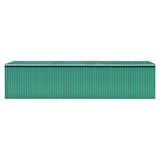 Vidaxl Garden Shed 257x779x181 cm Green galvanizzato