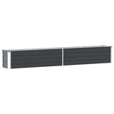Vidaxl plantenbak verhoogd 320x40x45 cm gegalvaniseerd staal antraciet