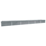 Vidaxl Planter raised 600x80x45 cm Galvanized steel gray