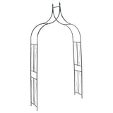 Vidaxl tuinboog 142x37x275 cm ijzer donkergroen
