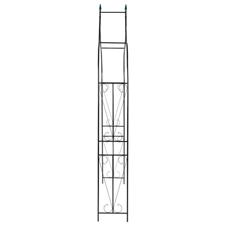 Vidaxl tuinboog 142x37x275 cm ijzer donkergroen