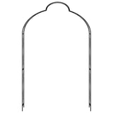 Vidaxl Garden Arch 150x34x240 cm żelaza czarna