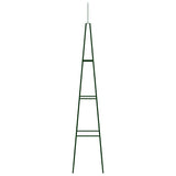 Vidaxl Plant Climbing Racks 2 PCS 35x35x195 cm jern mørkegrønn