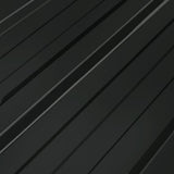 Vidaxl 12 st dakpanelen gegalvaniseerd staal antracietkleurig