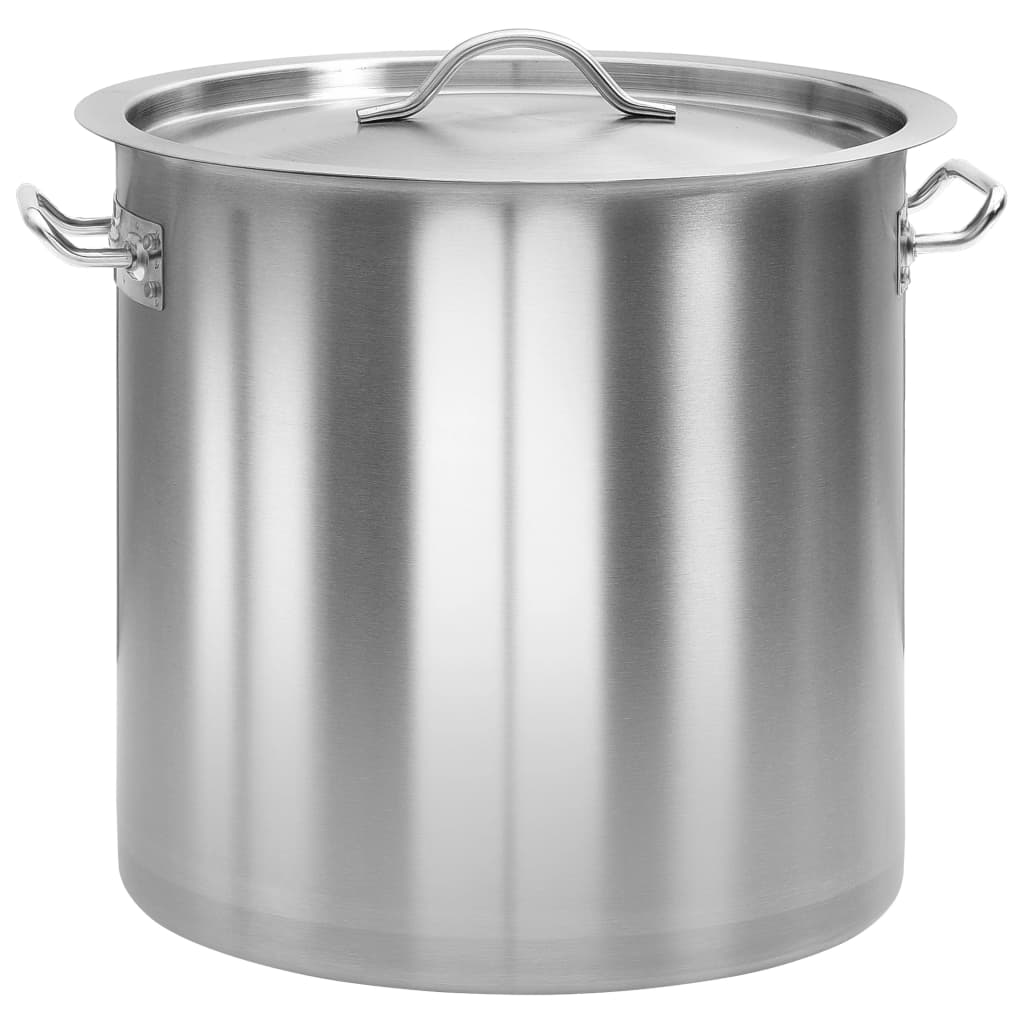 Vidaxl saucepan 26 l 32x32 cm stainless steel