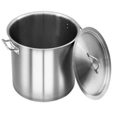 Vidaxl saucepan 26 l 32x32 cm stainless steel