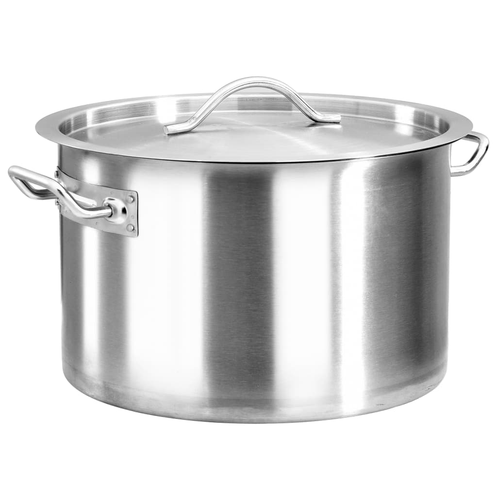 Vidaxl saucepan 24 l 36x24 cm stainless steel