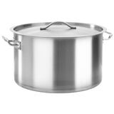 Vidaxl saucepan 44 l 45x28 cm stainless steel