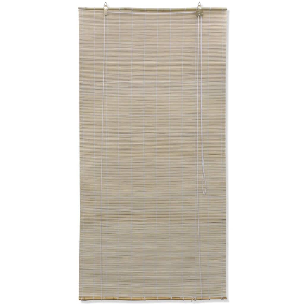 Vidaxl Roller Blinds 2 PCs 120x160 cm Bambus Natural