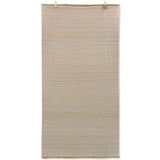 Stores à rouleaux vidaxl 2 pcs 120x160 cm bambou naturel