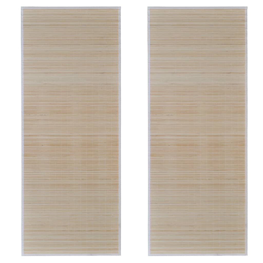 Vidaxl Carpets 2 pc rectangular 120x180 cm bamboo natural