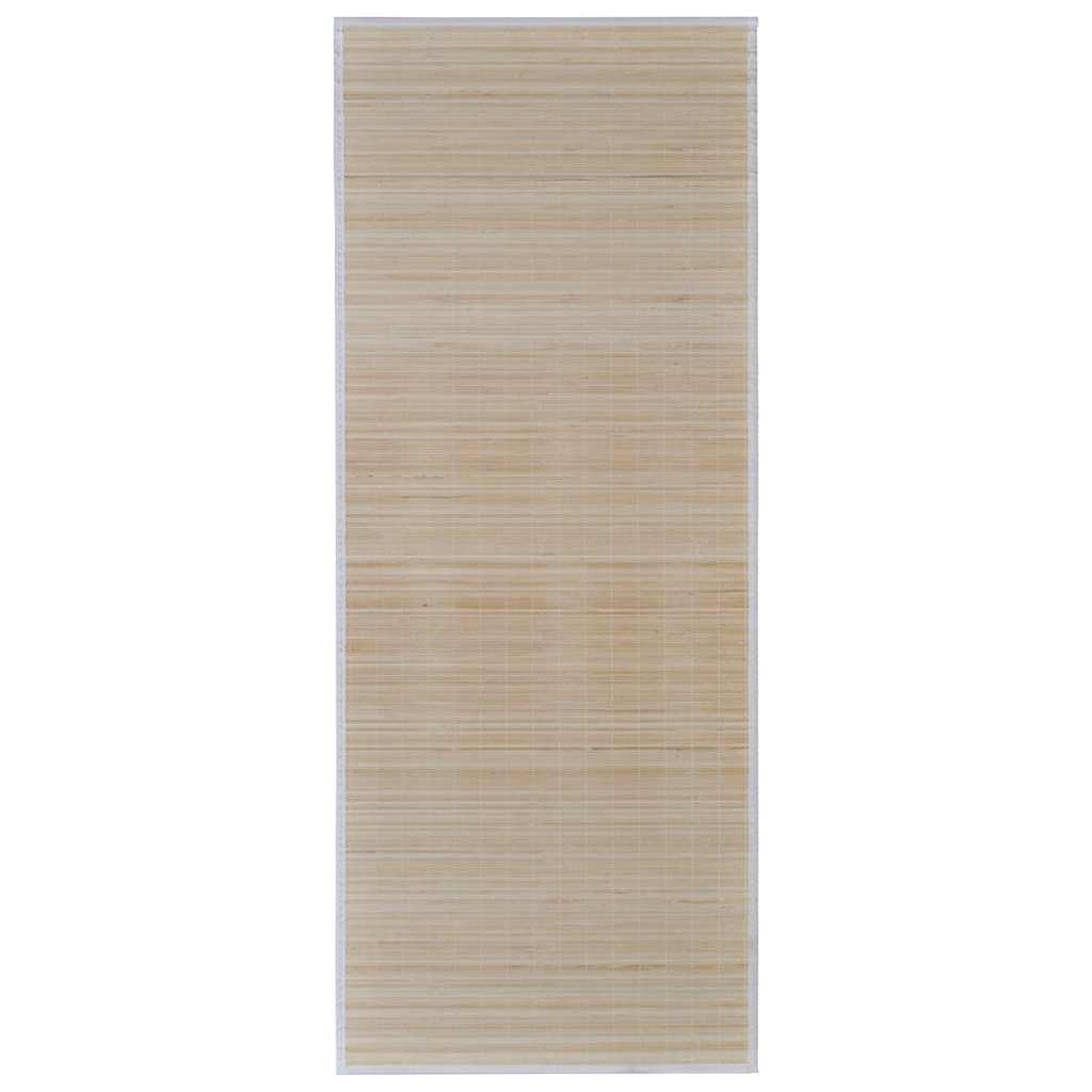 Vidaxl tapijten 2 st rechthoekig 120x180 cm bamboe natuurlijk