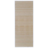 Vidaxl tapijten 2 st rechthoekig 120x180 cm bamboe natuurlijk