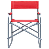 Vidaxl regisseursstoelen 2 st staal rood