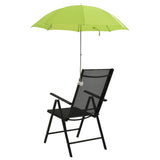 Vidaxl Camping Chair Parasols 2 ST 105 cm vert