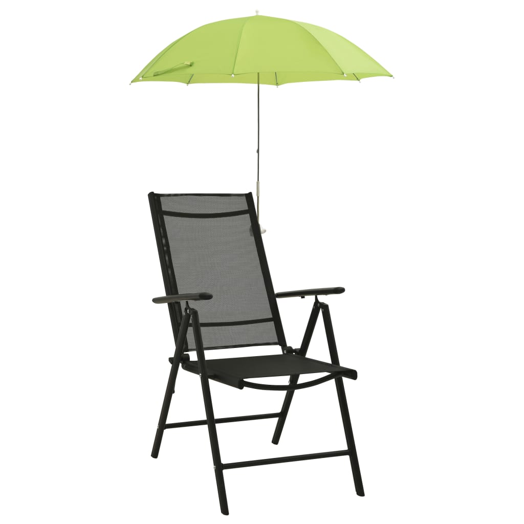 Vidaxl Camping Chair Parasols 2 ST 105 cm vert