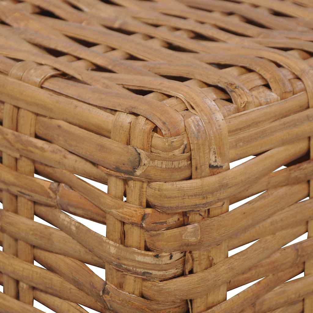 Vidaxl salontafel 47x47x28 cm natuurlijk rattan