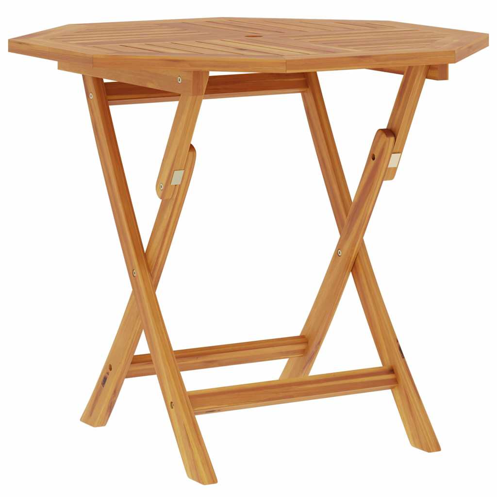 Vidaxl tuintafel inklapbaar 85x85x76 cm massief teakhout