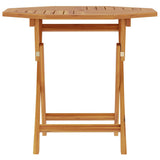 Vidaxl tuintafel inklapbaar 85x85x76 cm massief teakhout