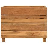 De Vidaxl Planter huet 50x40x38 cm recycléiertem Teak a Stol