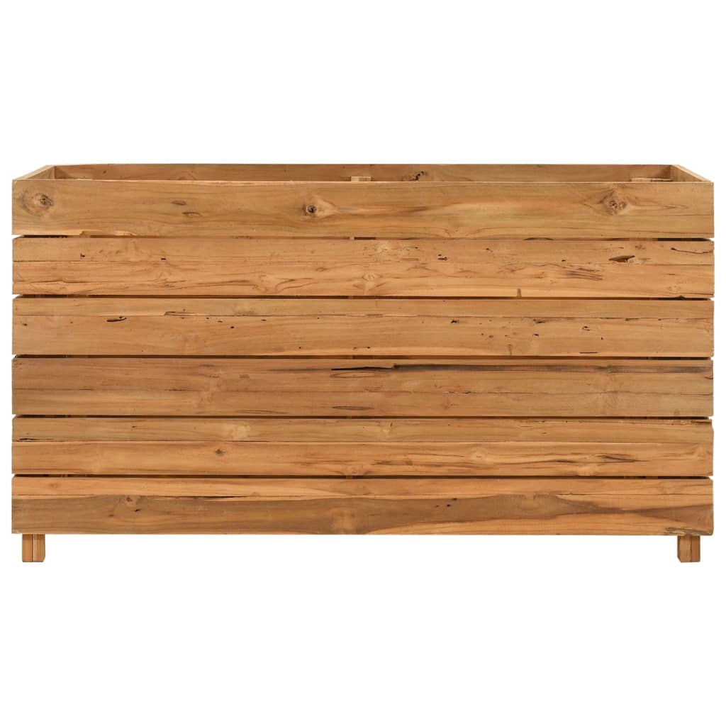 VidaXL Planter Insert 100x40x38 cm Recycled teak and steel