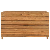 Vidaxl Planter Indsæt 100x40x38 cm genanvendt teak og stål