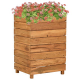 Vidaxl Planter höjde 50x40x72 cm återvunnet teak och stål